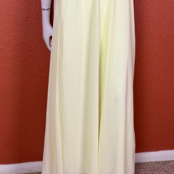 Peppermayo Light Yellow Chiffon Dress Size 2. E68 - Picture 6 of 14